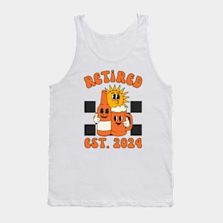 Personalized Retired 2024 | Retro Retirement Tank Top